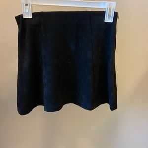 PAC Sun black suede skirt